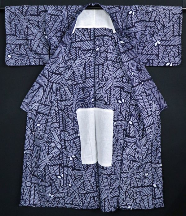有松絞り浴衣特集：京都きもの町 有松絞り浴衣 竹の縞