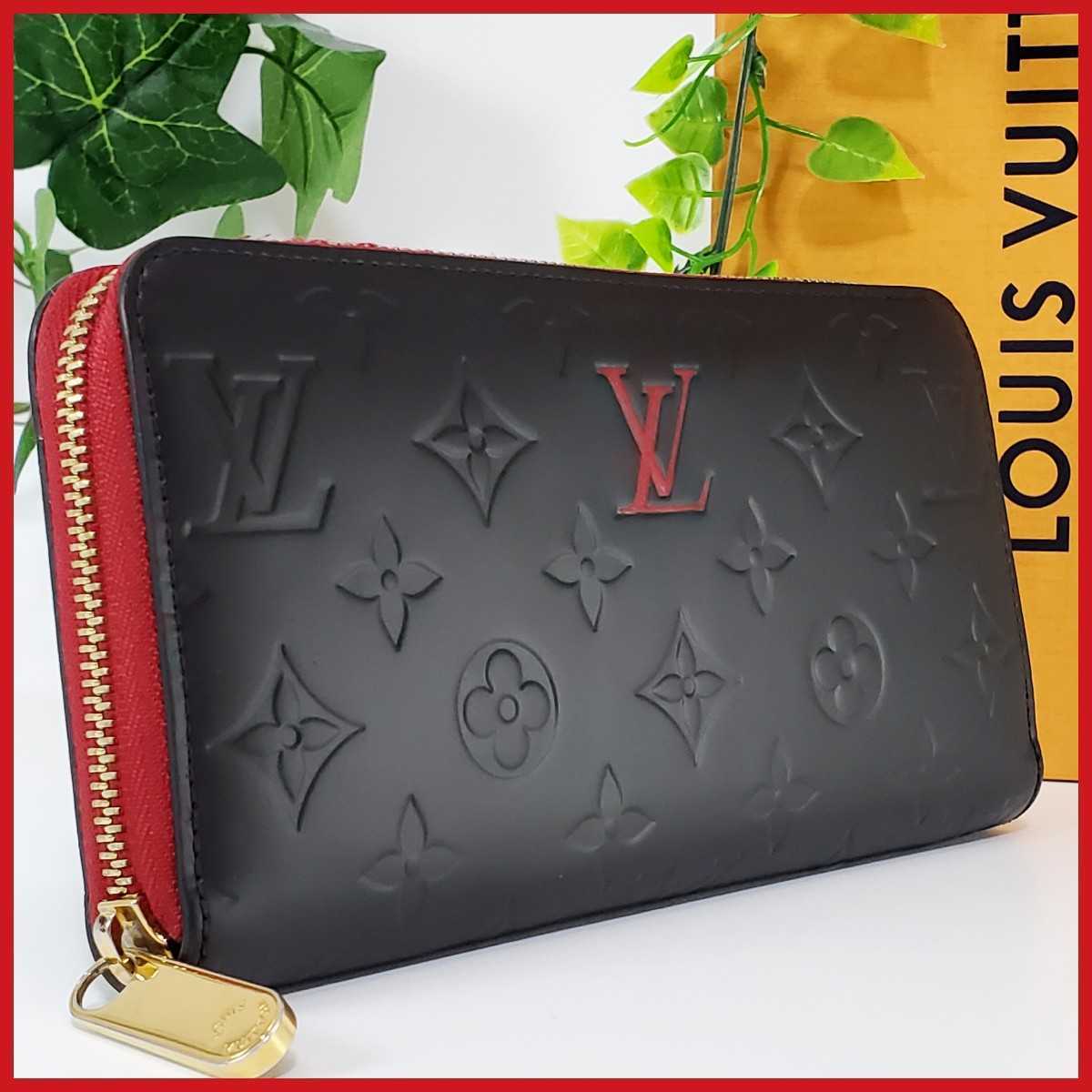 1円【美品】ルイヴィトン LOUIS VUITTON ヴェルニ ジッピーウォレット 