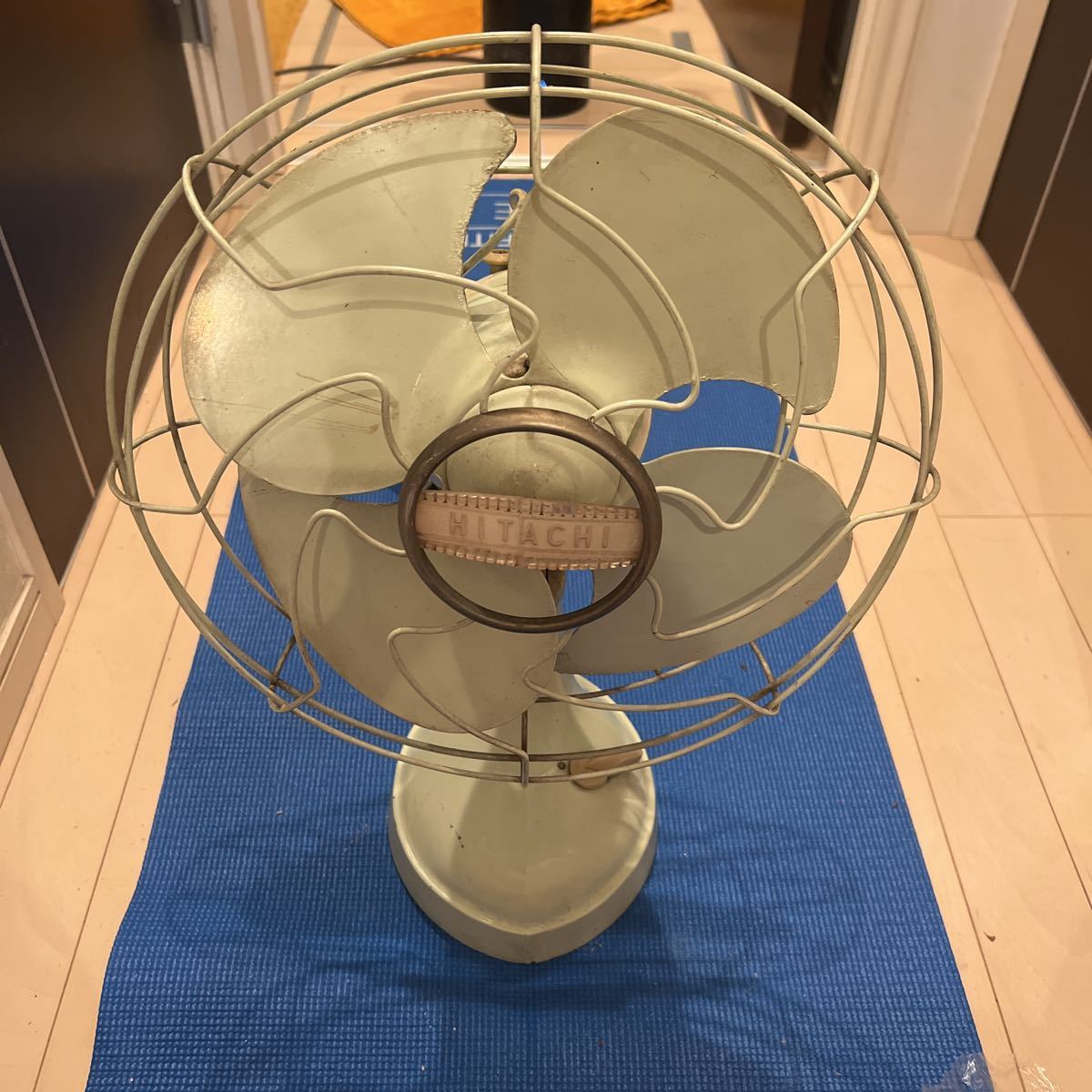 中古レトロ扇風機 HITACHI 扇風機 AC DESK FAN 動作品 2026年最新Yahoo