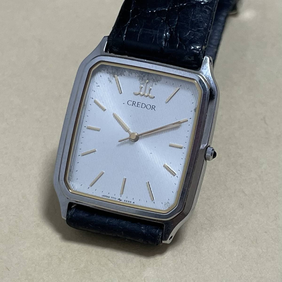 公式 特価 正規品 稼働品【SEIKO】セイコークレドール 7771-5030 電池