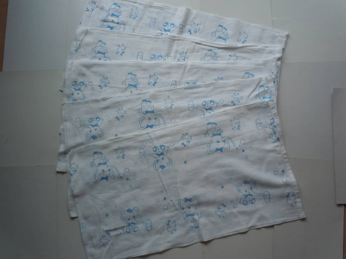 ☆昭和レトロ：綿生地☆メーカー：不明 中古品☆布おむつ おしめ 