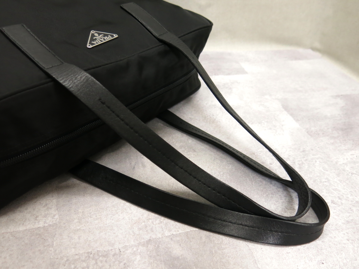 ナイロン ○超美品○PRADA カーフ レザー プラダ○ポコノ 本革 Yahoo 