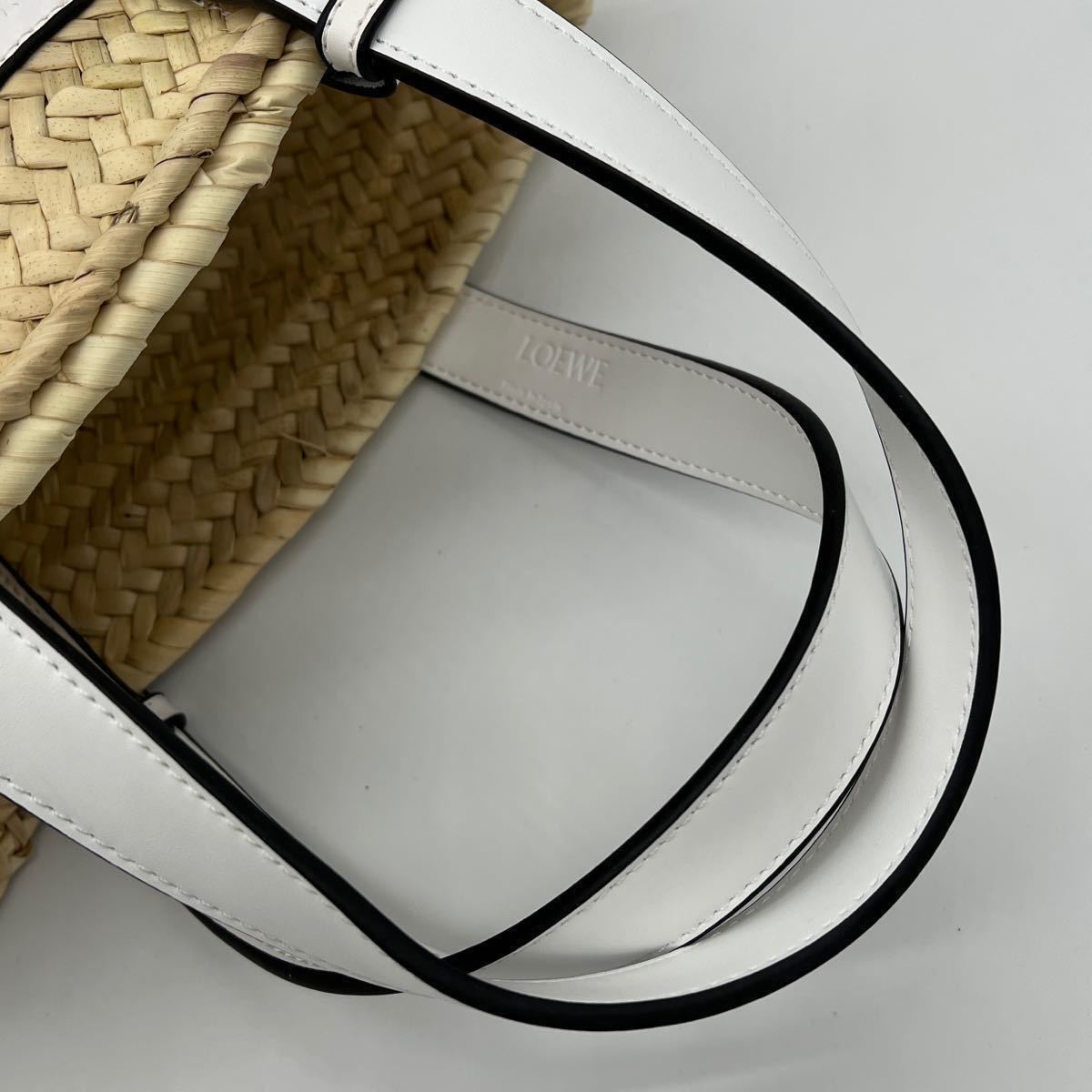 1円 【最高峰・極美品】LOEWE ロエベ レザー ロゴ アナグラム カゴ 