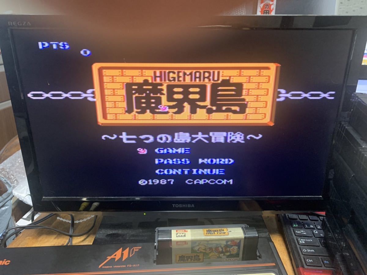 MSX2 魔界島 - 週末値下げ 説明書・パッケージ有り 7つの島大冒険 公式