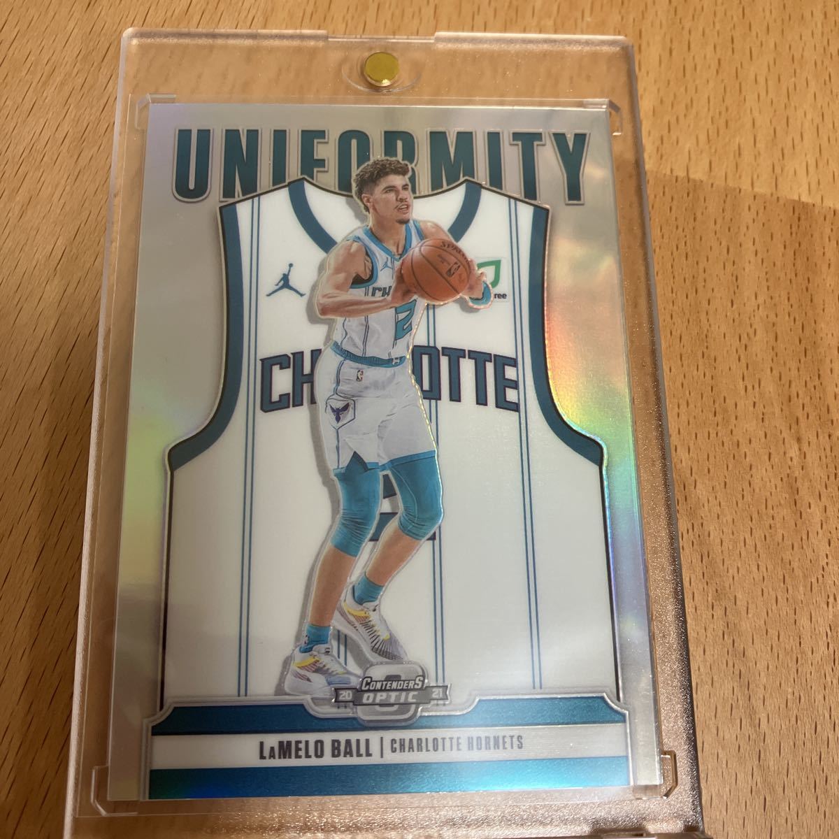 Lamelo Ball Uniformity Silver Holo prizm 20-21 Panini Donruss Optic 