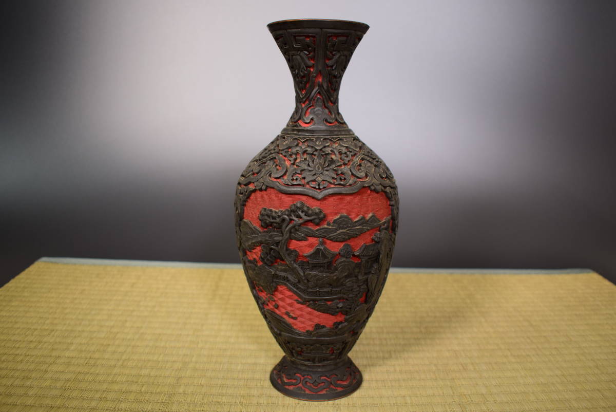 花瓶 中国古玩 染付 中国美術 和古美術収集家買出品 唐物時代七宝地推