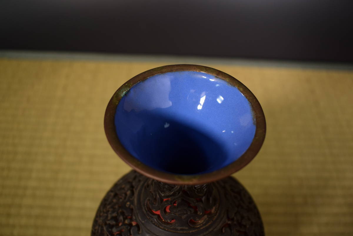 和】古美術収集家買出品 中国古玩 唐物時代七宝地推黒