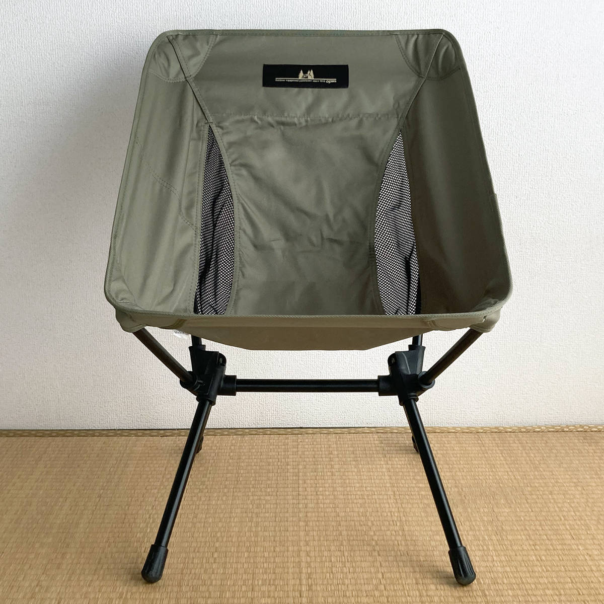 Ogawa ツーアングルチェア S オリーブ ＋ 専用チェアフットボール（4個