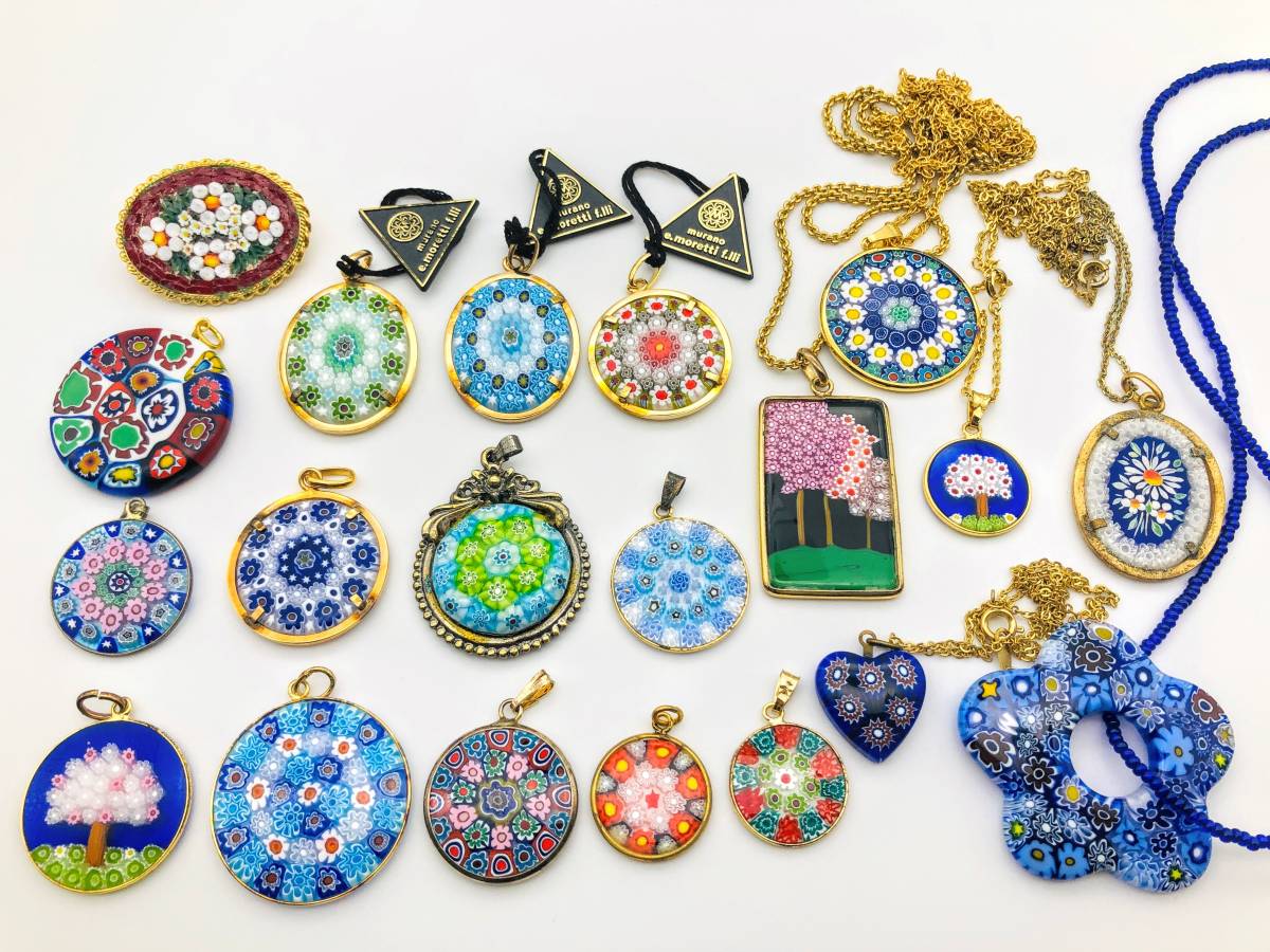 割引オファー ベネチアンガラスのカラフルヴィンテージブローチ 大ぶり装飾具 Vanwertfamilyphysicians Com