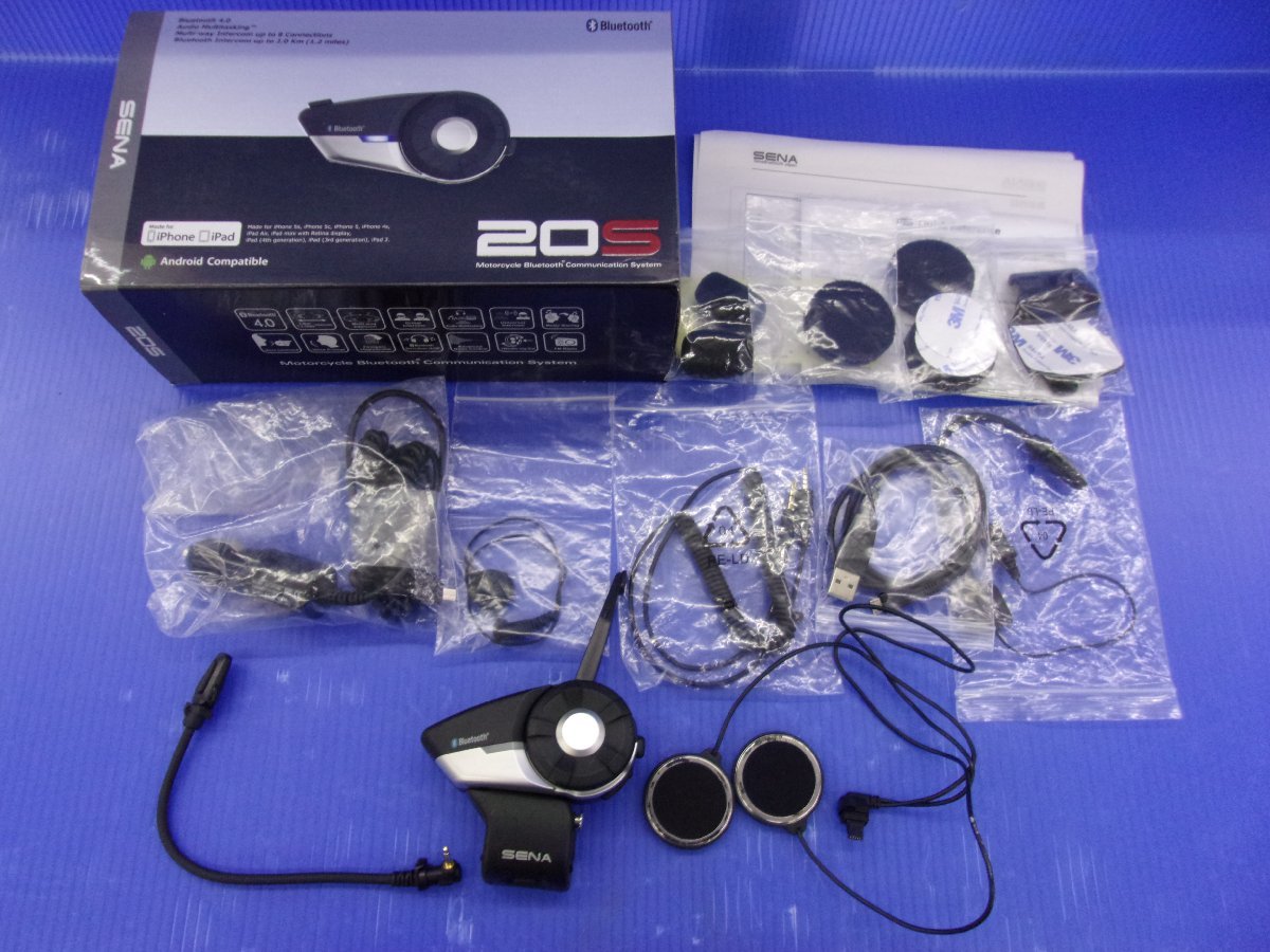 T【002】中古品 SENA 20S Bluetooth インカム シングルパッケージ 