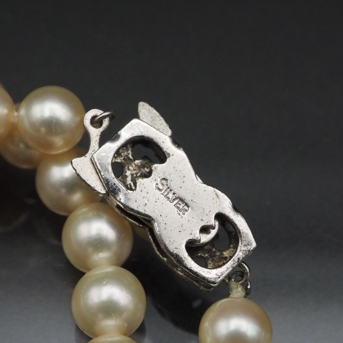 ⑦④番アコヤ真珠 パールネックレスsilver刻印 6.0-6.28mm - メルカリ