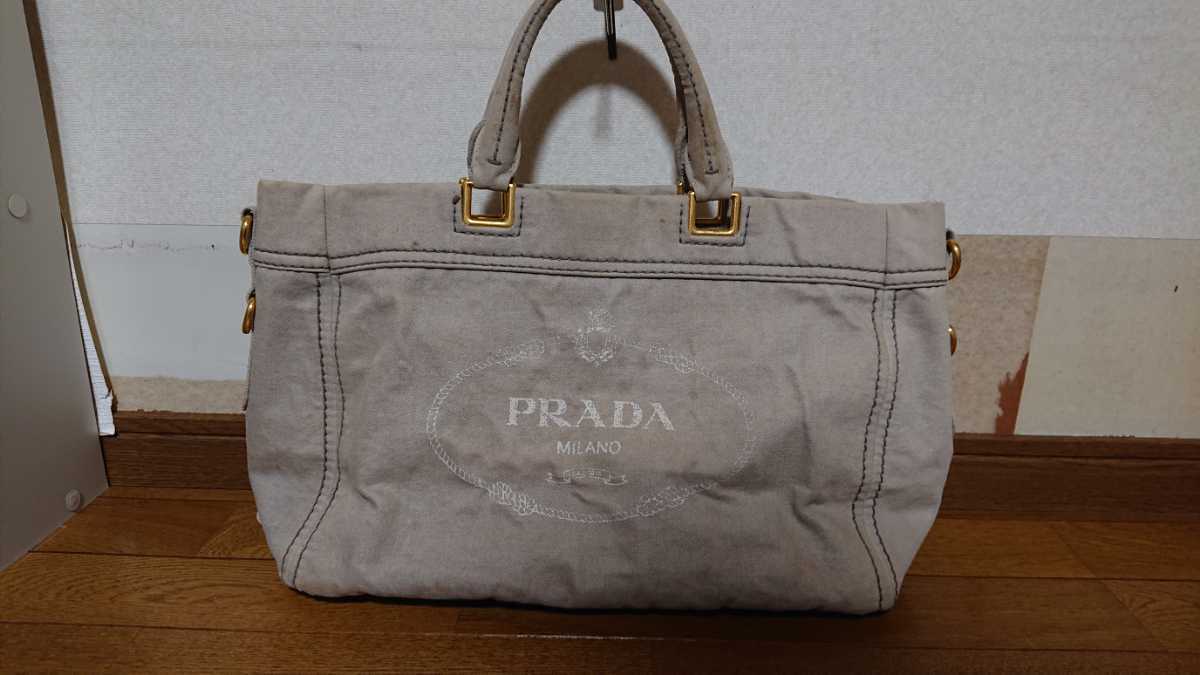 本物PRADAプラダカナパ2WAYショルダーバッグBN2069 中古品