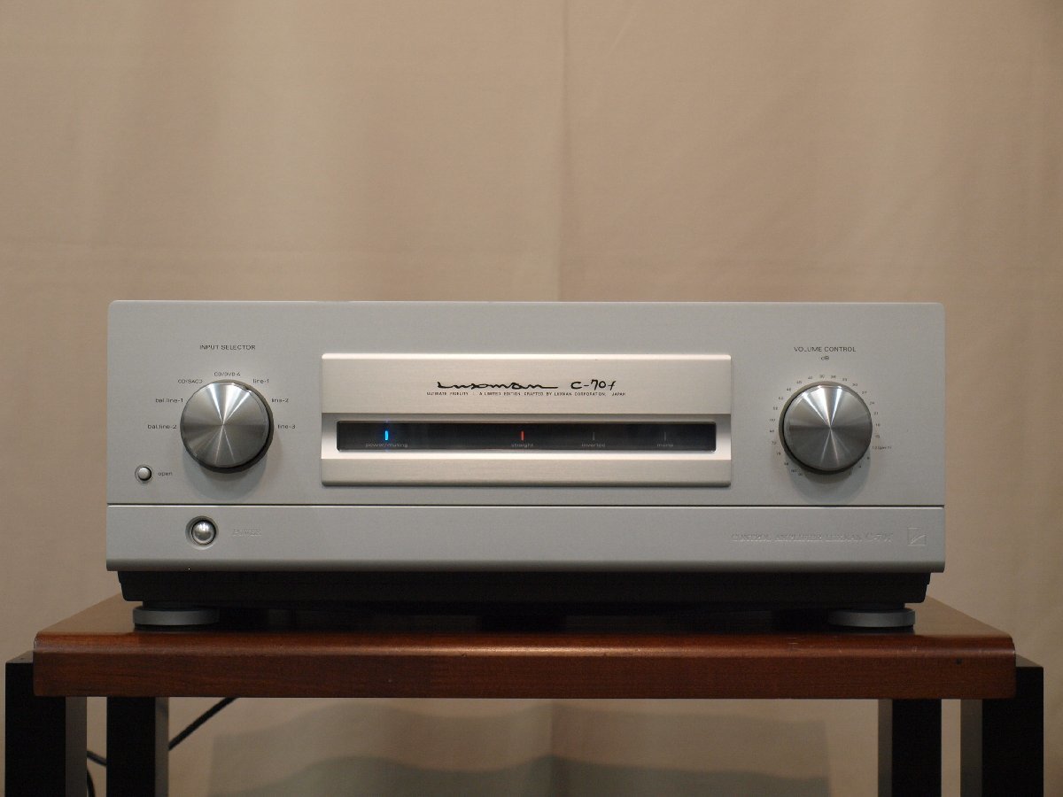 ラックスマン☆LUXMAN☆C-70f プリアンプ☆電気特性測定済み！