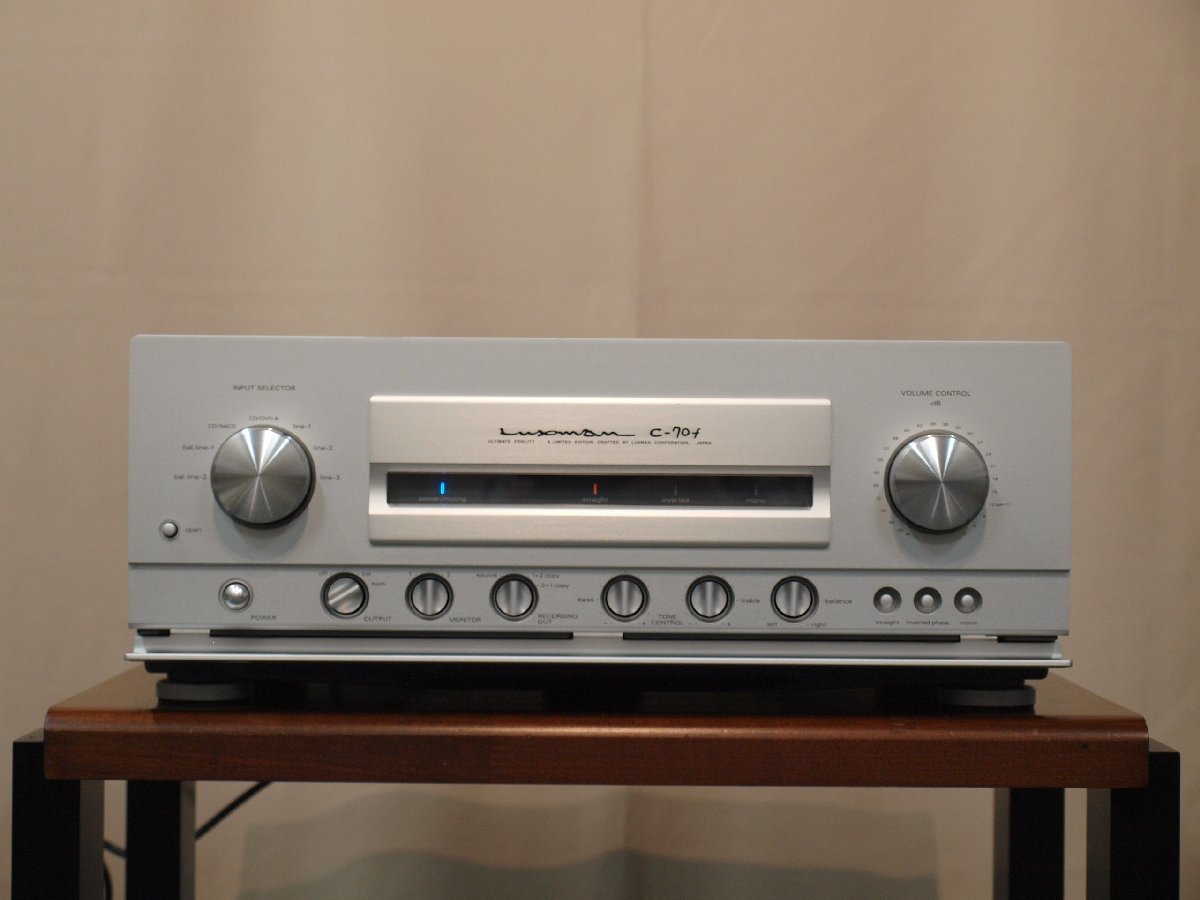 ラックスマン☆LUXMAN☆C-70f プリアンプ☆電気特性測定済み！ 【公式