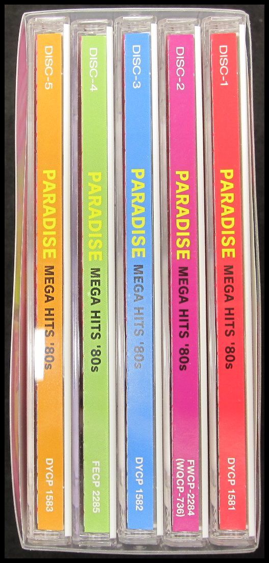 HITS MEGA PARADISEメガヒッツ'80s CD5枚組 通常｜nihonchokuhan(日本