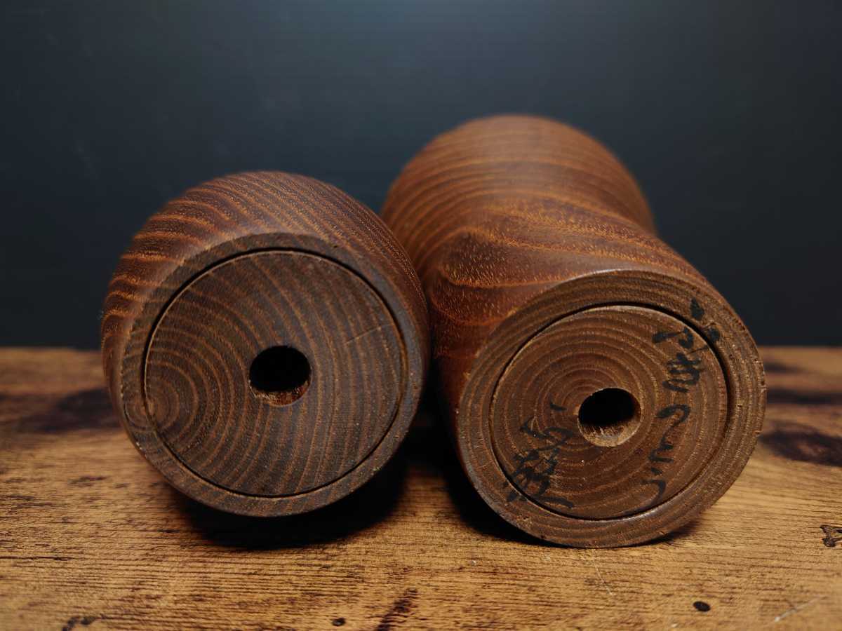 こけし 渡辺正雄作 ふきのとう コレクション 2体セット 置物 民芸品