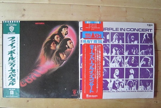 ディープ・パープル &frasl; DEEP Purple PURPLE Deep - ファイヤー・ボールLP | Anniversary IN JAPAN シンコー ディープ・パープル「ファイアボール」［ワイド版］ ディープ・パープル&frasl;FIREBALL 0