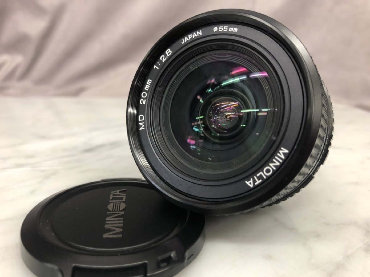 MINOLTA ミノルタ オールドレンズ MD 20mm F2.8 純正レンズキャップ