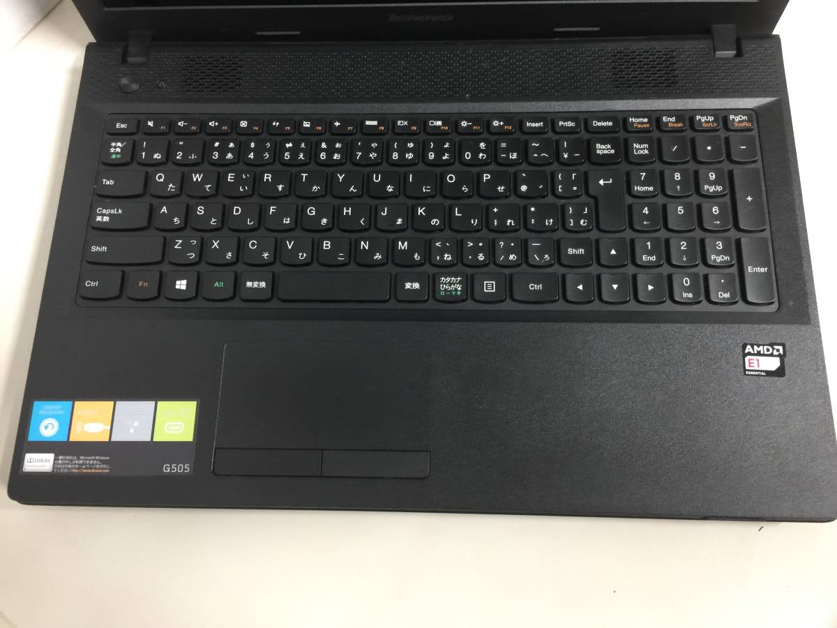 □LENOVO G505 ノートPC パソコン [AMD E1-2100 APU WITH RADEON 1.00 