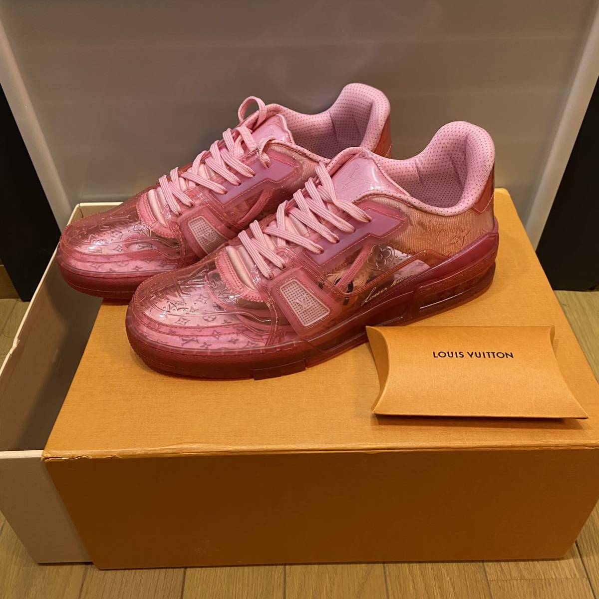 LVトレイナー クリアピンク サイズ7 ルイヴィトン trainer 【公式通販】