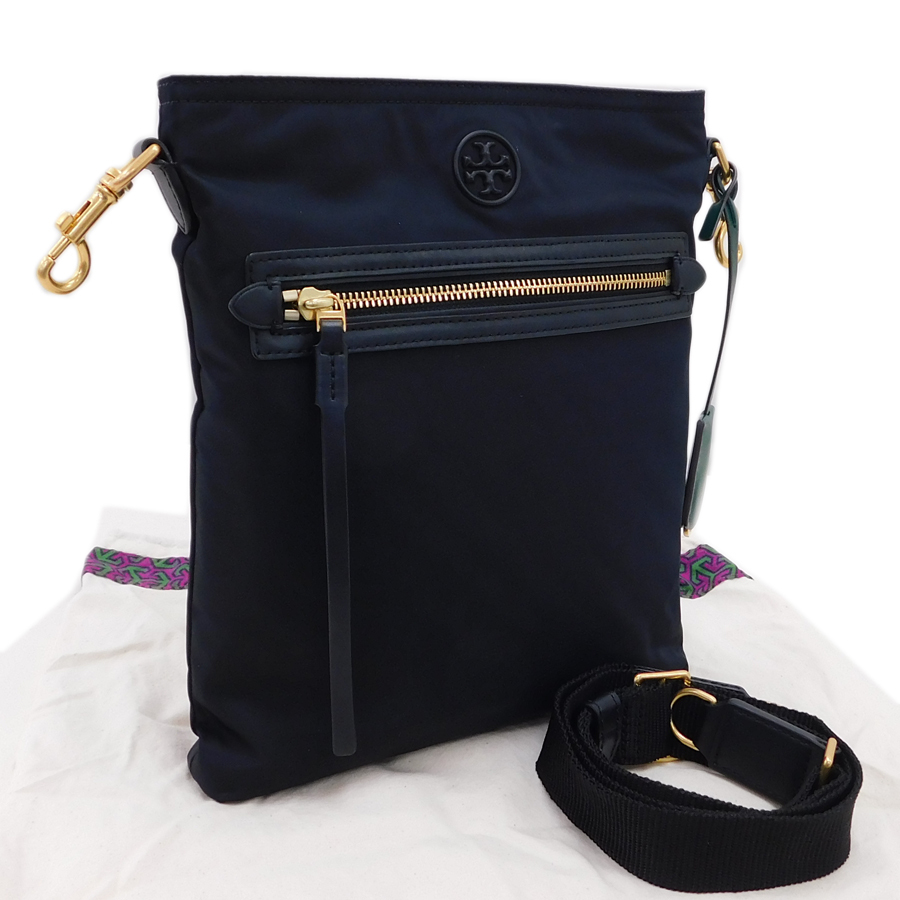 1円 ■ 未使用品 トリーバーチ ショルダーバッグ ナイロン お洒落 お出掛け 通勤 通学 TORY BURCH ■ Bee