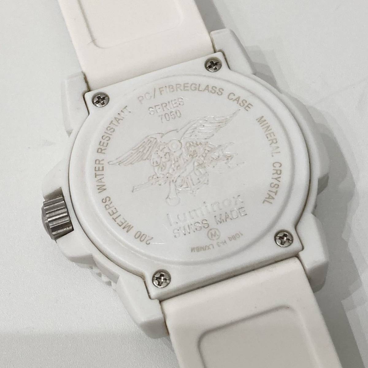 D1685）LUMINOX ルミノックス 7050 レディース ホワイト クォーツ 