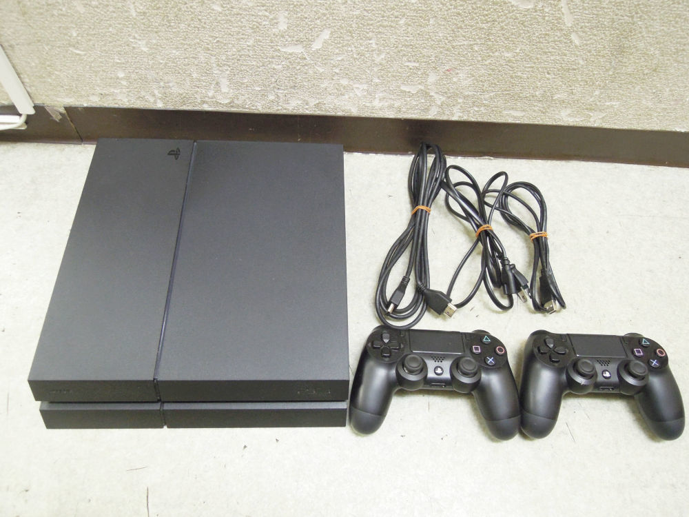 2488) SONY PS4 CUH-1200A 500GB ジェットブラック 本体
