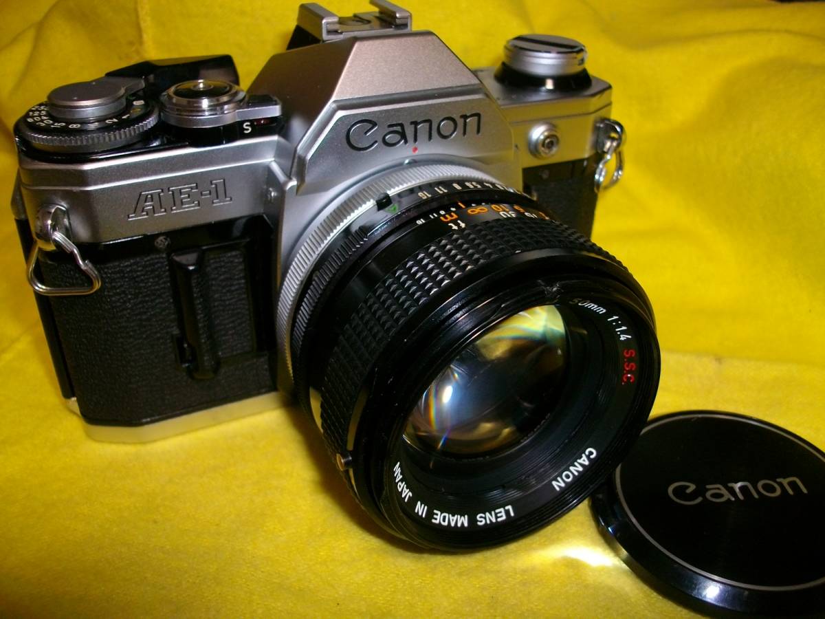 最安値，新品 キャノン Canon AE-1 FD50ｍｍ1：1.4ｆ S.S.C.(キヤノン)｜売買されたオークション情報、yahooの商品情報をアーカイブ公開 - オークファン マニュアルフォーカス