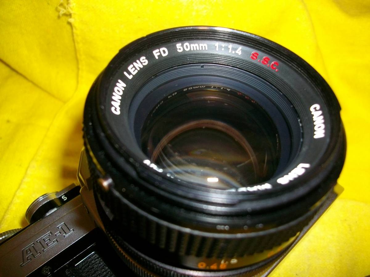 キャノン Canon AE-1 FD50mm1：1.4f S.S.C. Canon 50mm FD 初期 AE