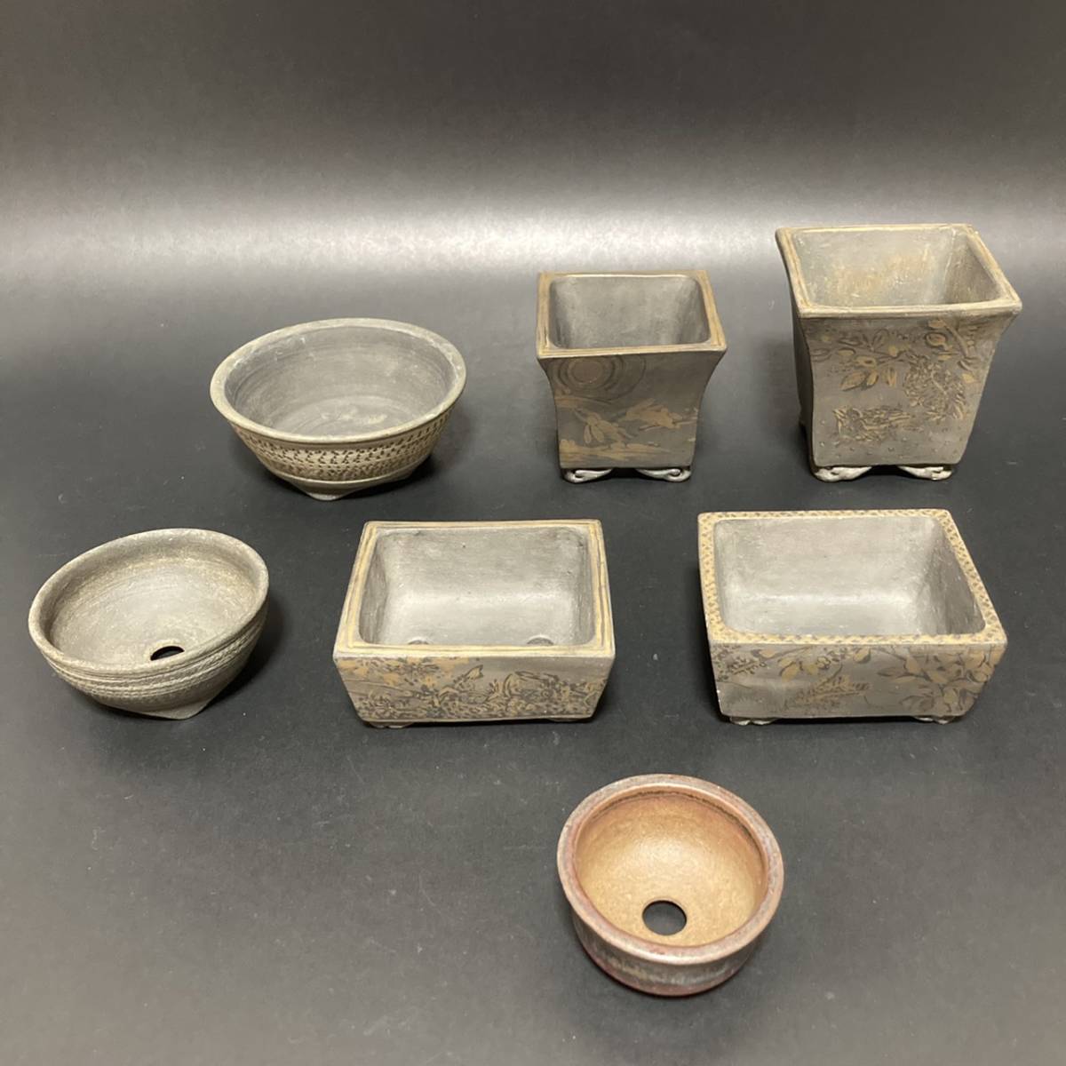 松石 中国宜興 7中古まとめ松本 人気和鉢作家＜鴻陽☆瑠璃釉時代乗り