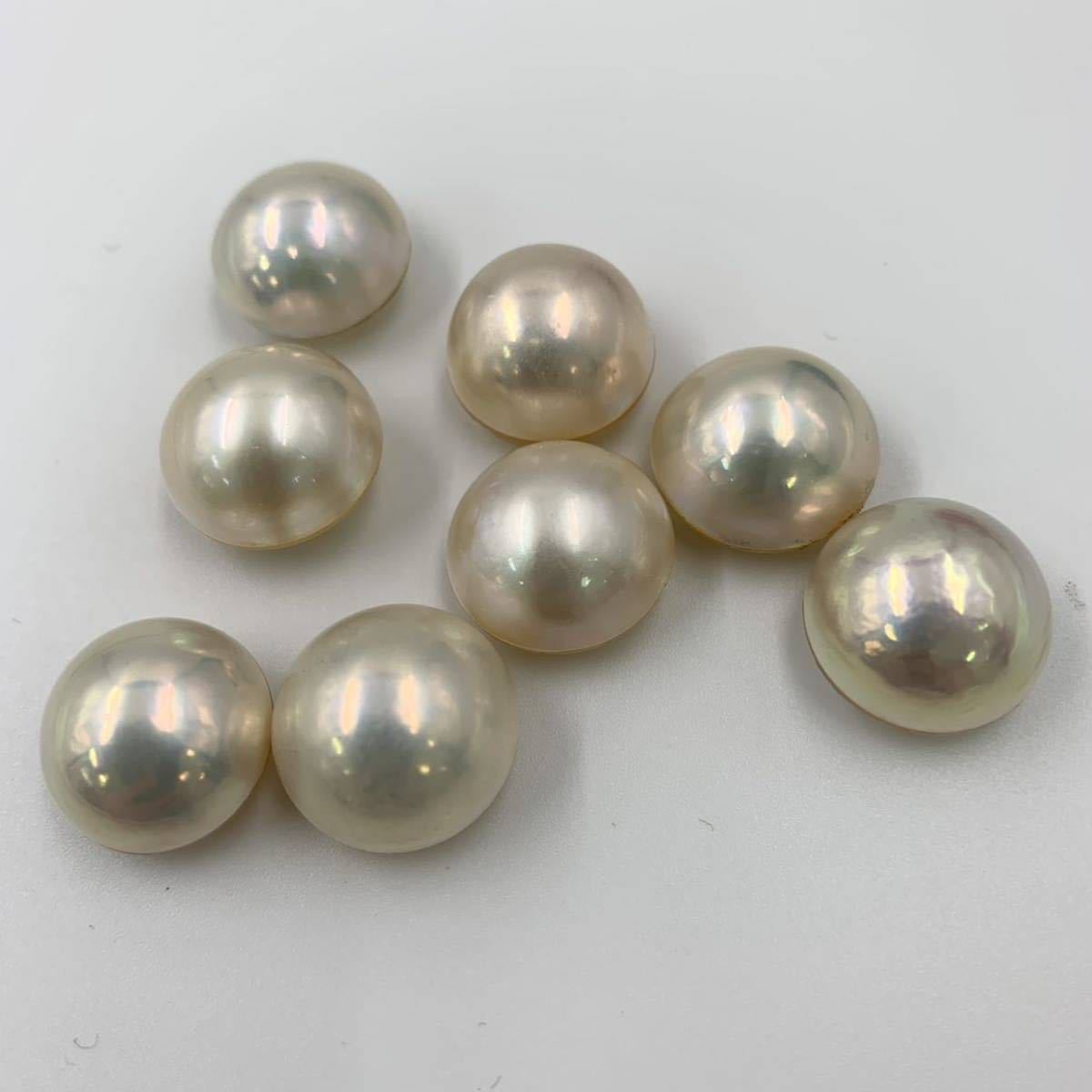 ルース マベパール 真珠 マベ真珠 マベパールまとめ りりs by 約12.8ct 