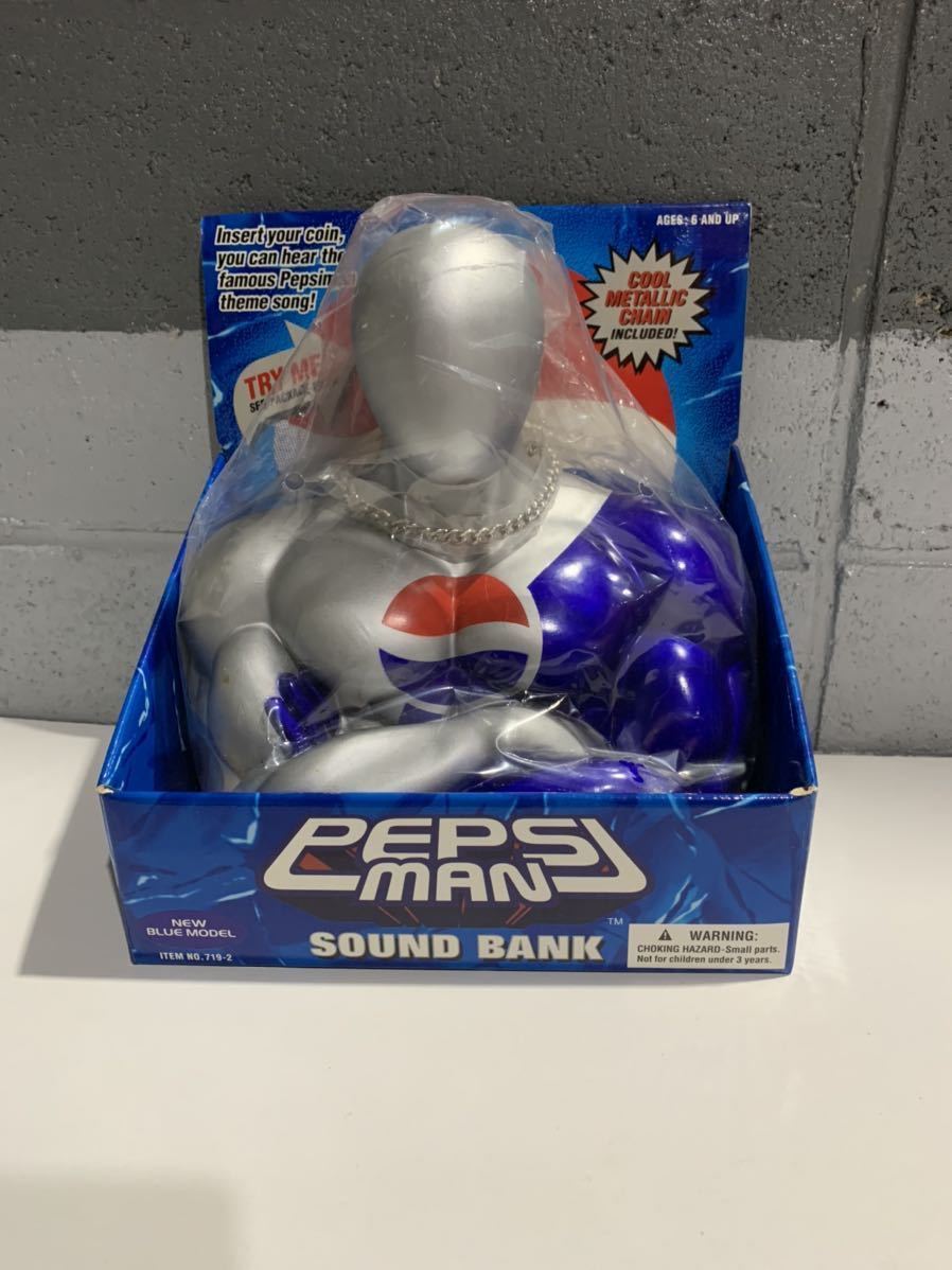 ペプシマン PEPSI MAN ペプシコーラ SOUND BANK サウンドバンク 貯金箱