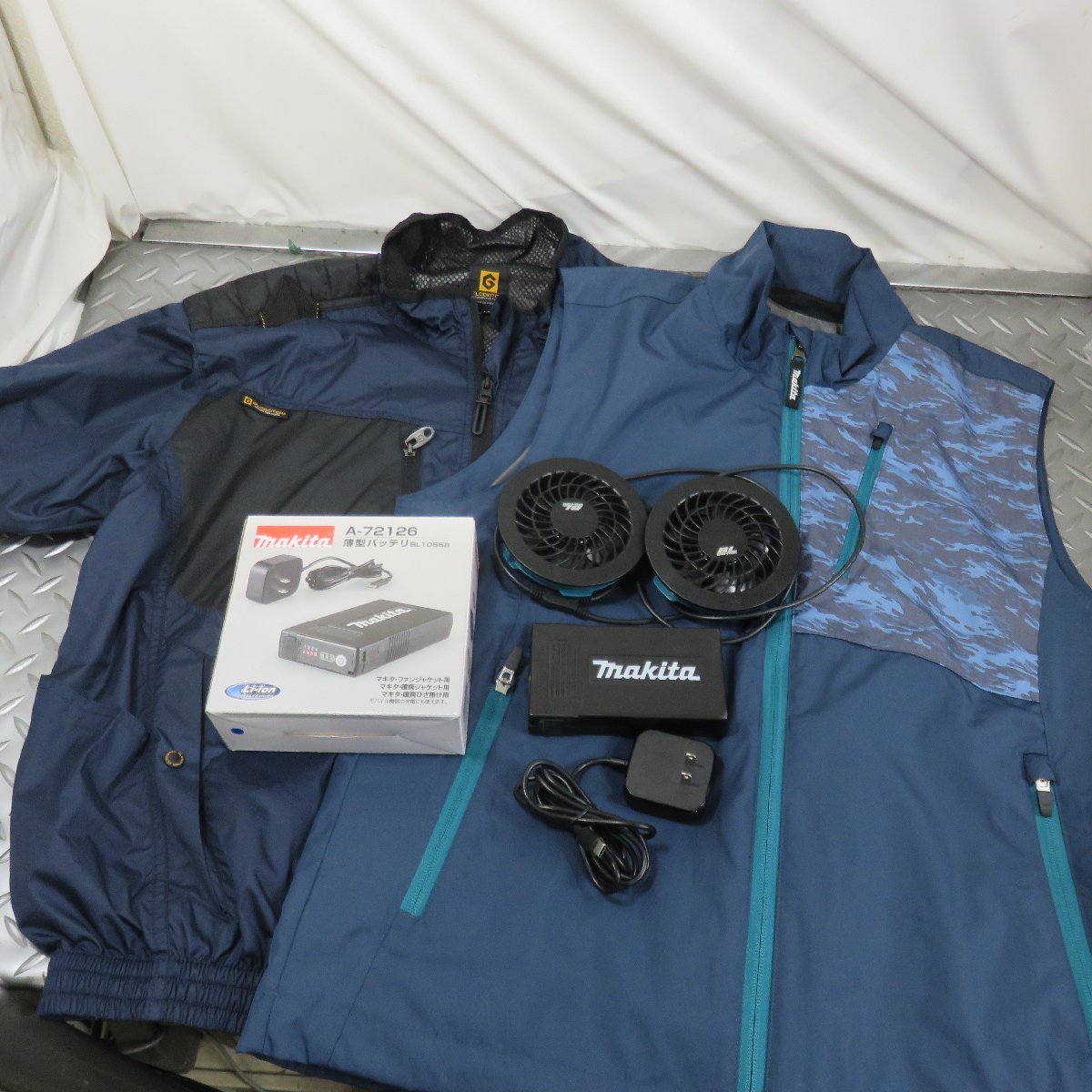 MAKITA マキタ 空調服 2枚セット 中古美品 makita/マキタ 空調服セット 