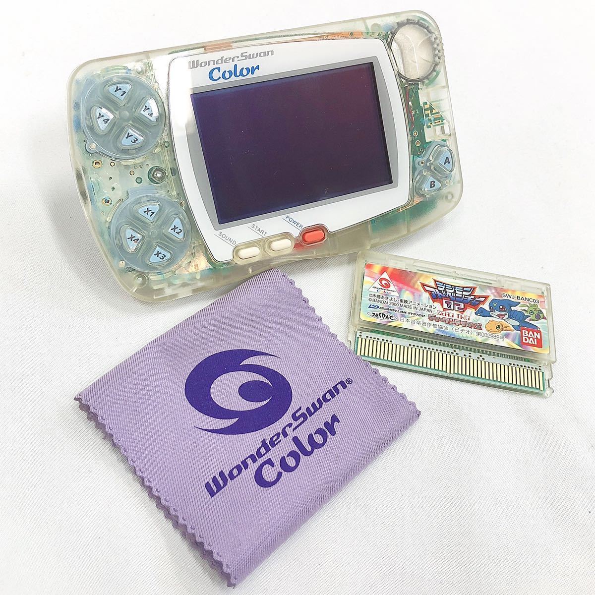Color WonderSwan Bandai - | Console Blue Final Pearl Fantasy 