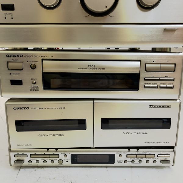 ONKYO C-711M T-411M D-202A セット オーディオ機器 ONKYO C-711M T