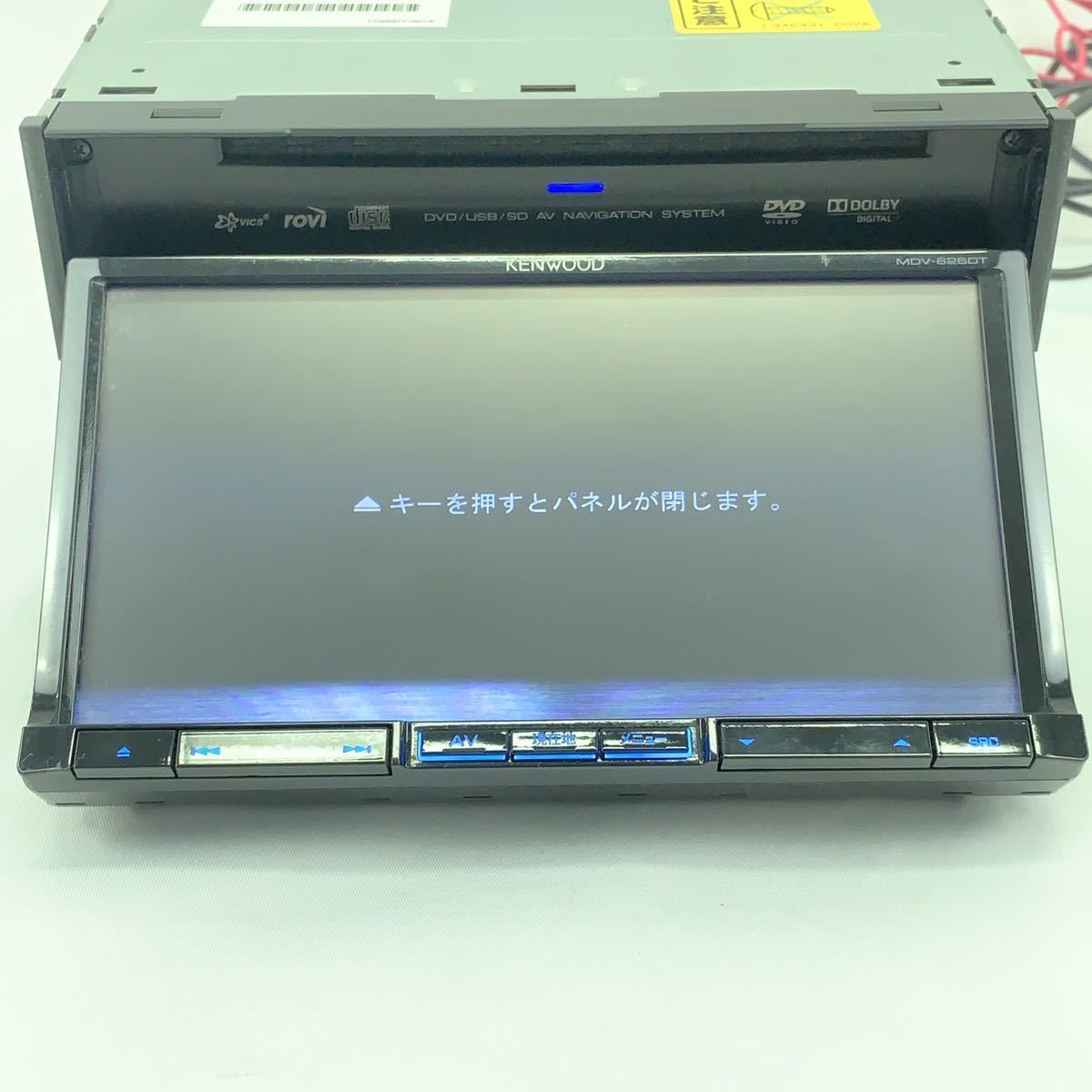 動作良好】KENWOOD MDV-626DT 秒速ナビ 地デジ ケンウッド