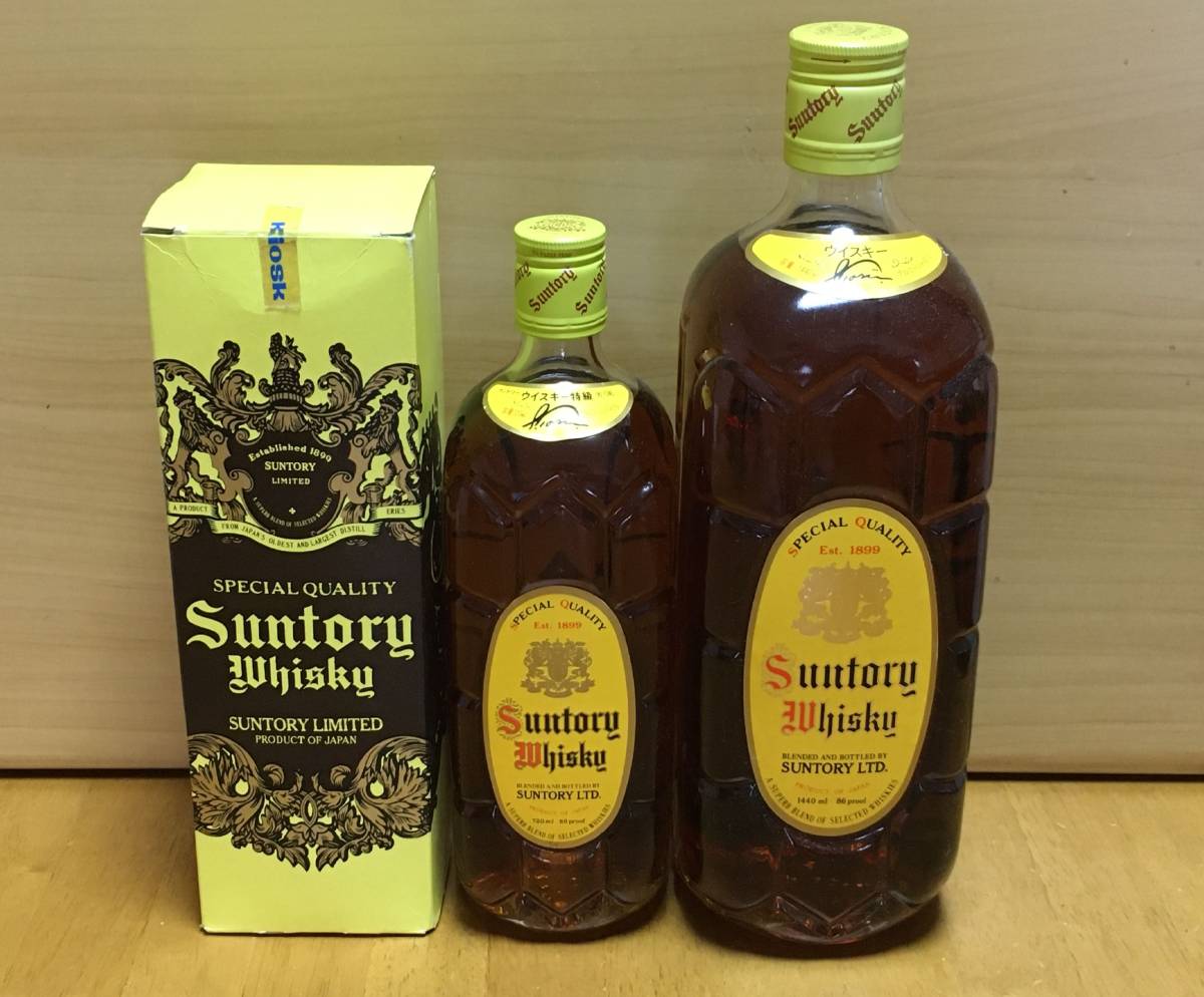 【数量限定，100%新品】 2本まとめ売り サントリー ウイスキー 角瓶 720ml 43% 1440ml 特級 SUNTORY(日本)｜売買されたオークション情報、yahooの商品情報をアーカイブ公開 - オークファン 日本