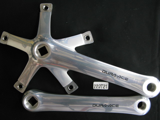 ピスト・競輪/NJS認定shimano【DURA-ACE】クランク172.5mm【FC-7600