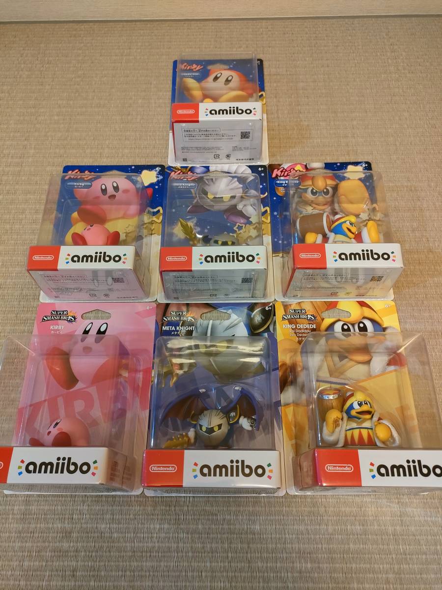 新品未開封】 アミーボ amiibo 7種セット カービィ デデデ大王 