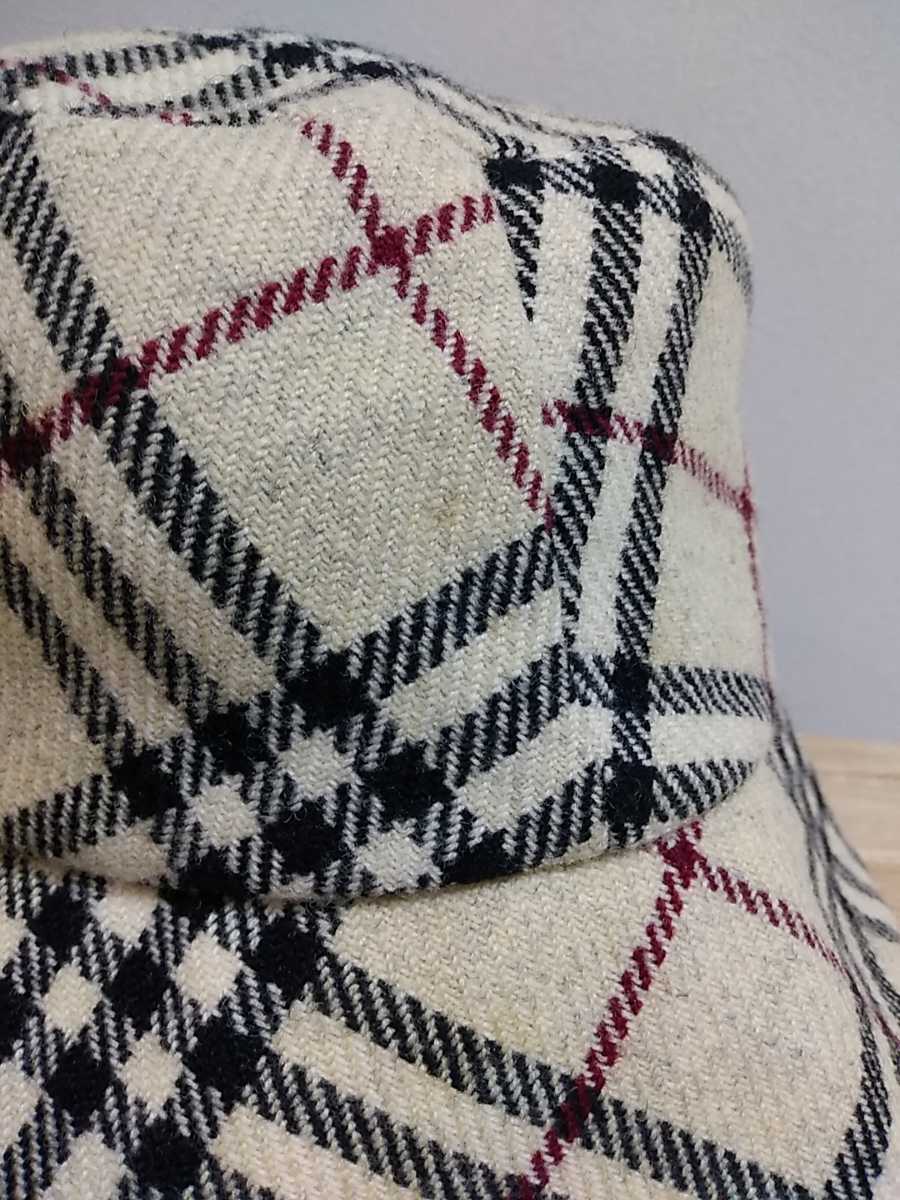 BURBERRY バケットハット バーバリー ノバチェック 帽子 M Burberry