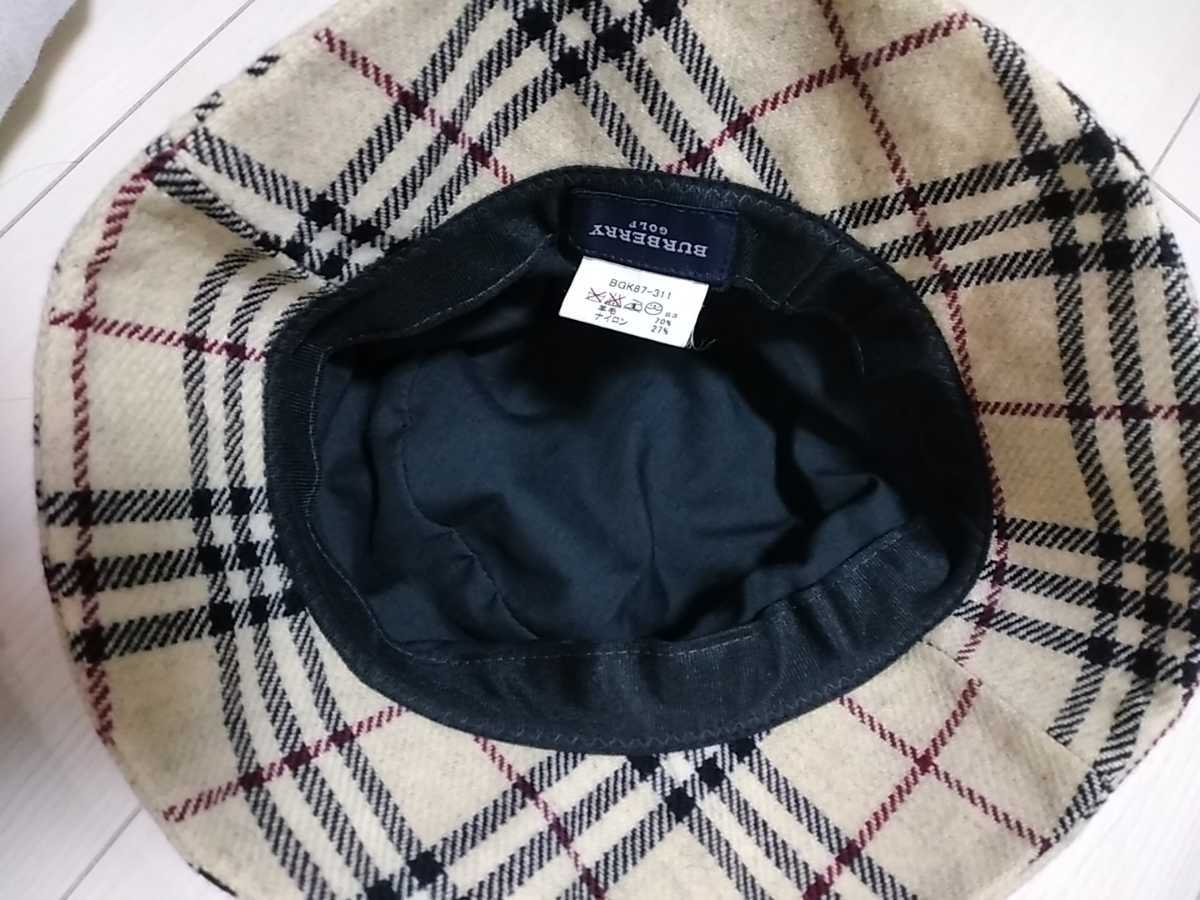 BURBERRY バケットハット バーバリー ノバチェック 帽子 M Burberry