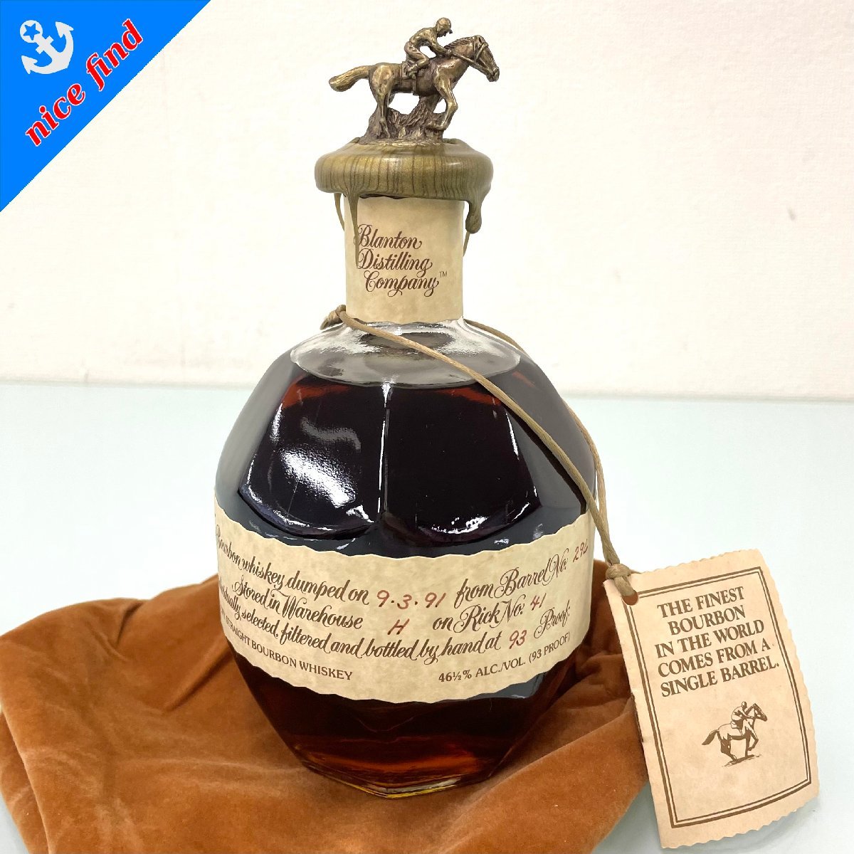 ☆未開封☆Blanton's ブラントン ウイスキー バーボン 750ml 46.5