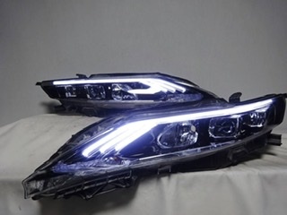 ハリアー 60前期 シーケンシャル仕様 ワンオフ加工品ヘッドライト