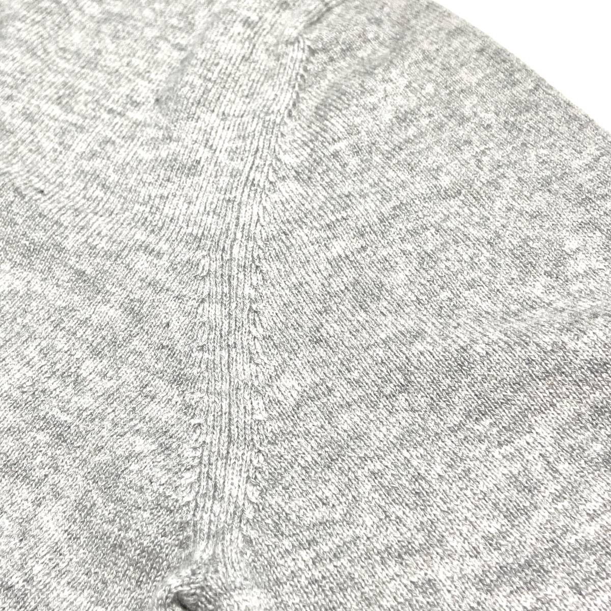 未使用品 バランタイン カシミア100%のイタリア製Vネックニット イタリアsize46 ライトグレー色 Ballantyne 最高峰 内蒙古産カシミヤ バランタイン 未使用品 BALLANTYNE ブルー ５４ KLD