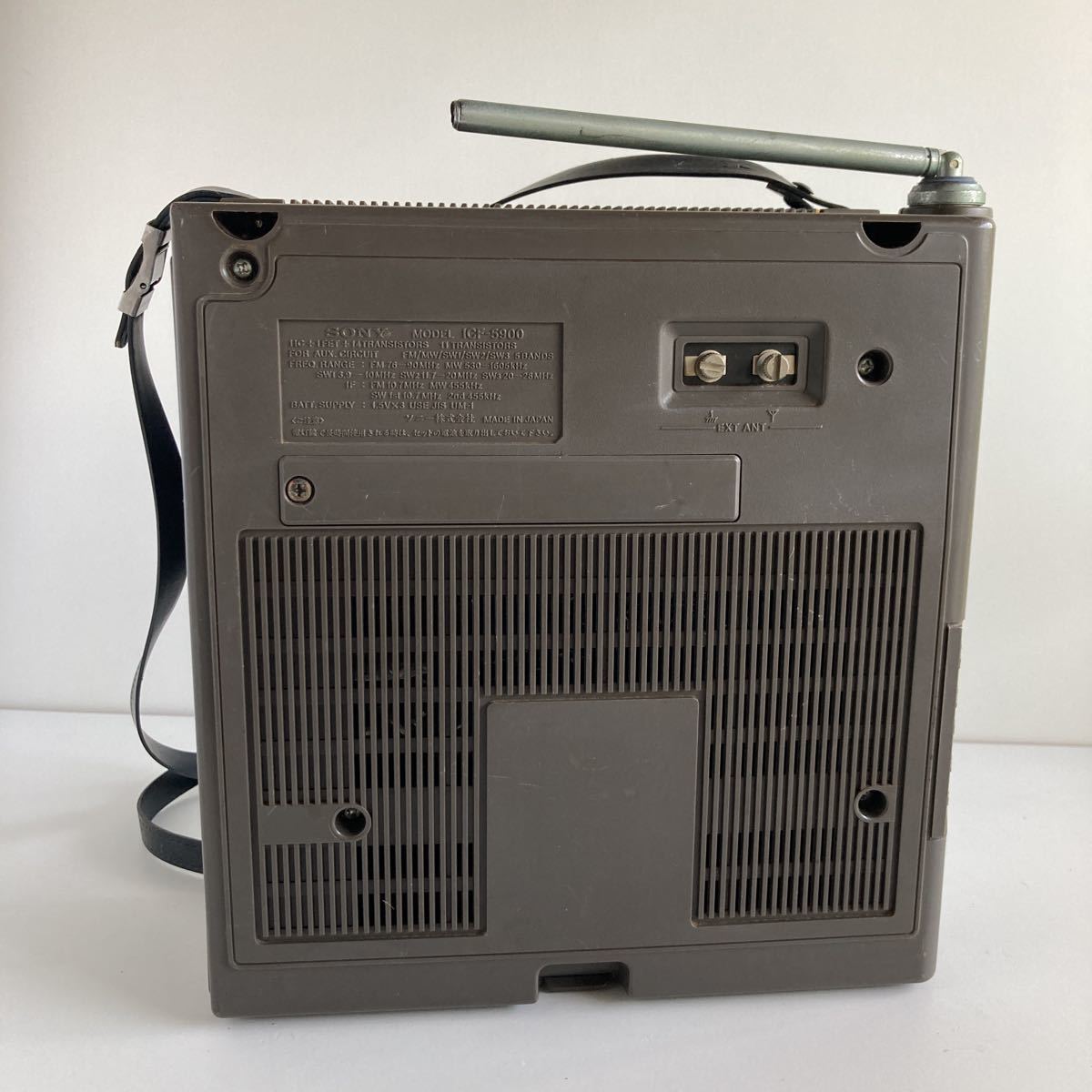 SONY ICF-5900 BCLラジオ スカイセンサー ソニー 昭和レトロ 動作