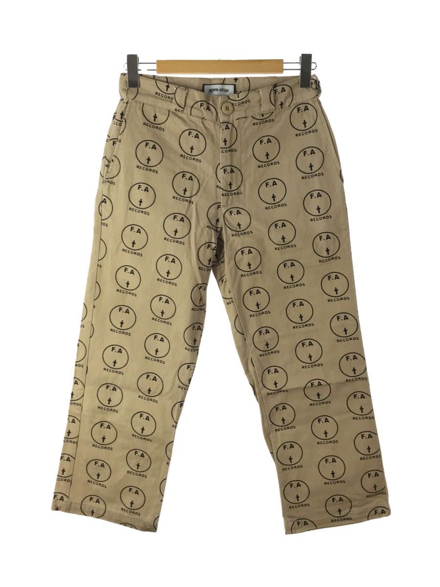 【大得価，新作】 Fucking Awesome FA Records Pants/ストレートパンツ/30/コットン/ベージュ/総柄(Mサイズ)｜売買されたオークション情報、yahooの商品情報をアーカイブ公開 - オークファン Mサイズ