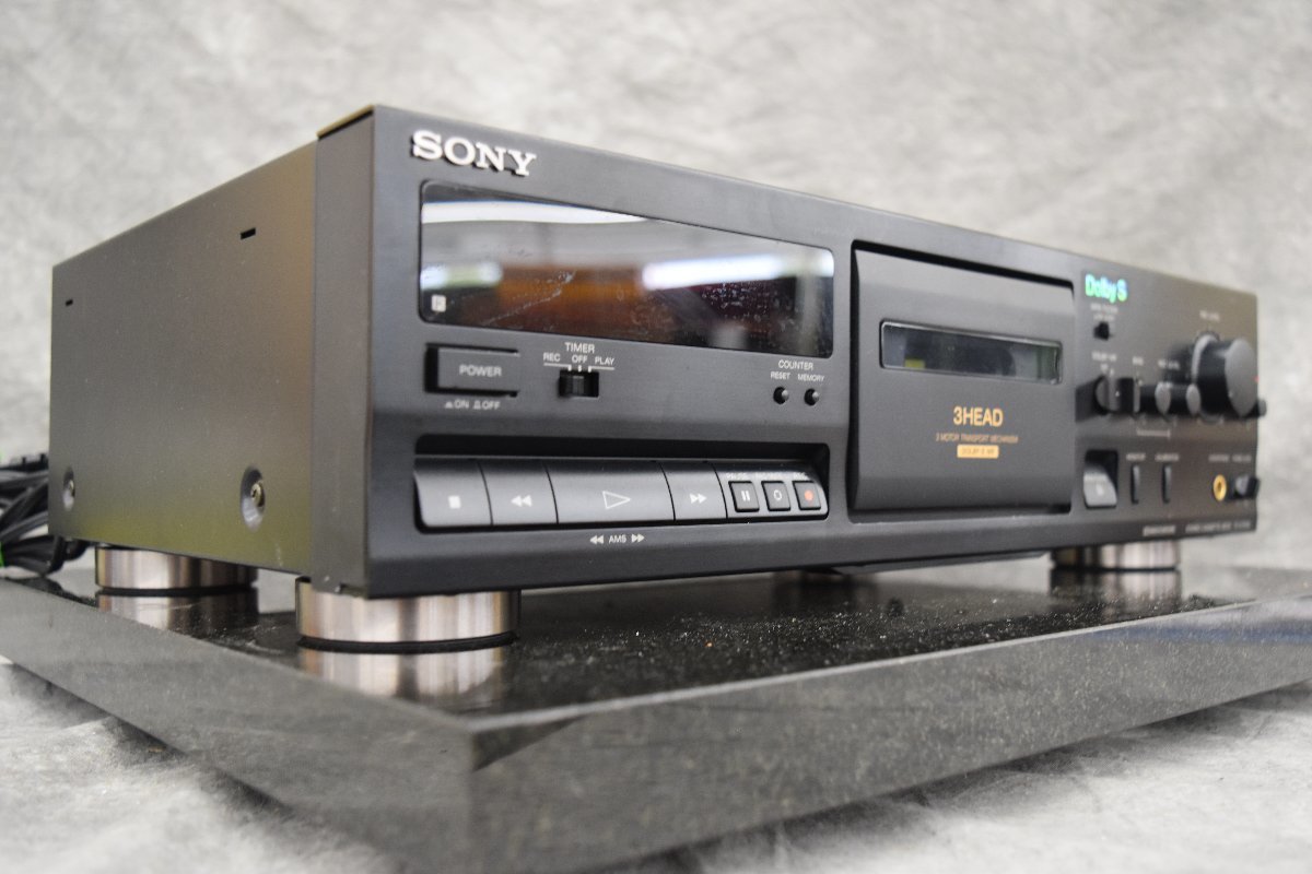 美品動作品】 SONY TC-K700S 3ヘッドリモコン無し カセットデッキTCー