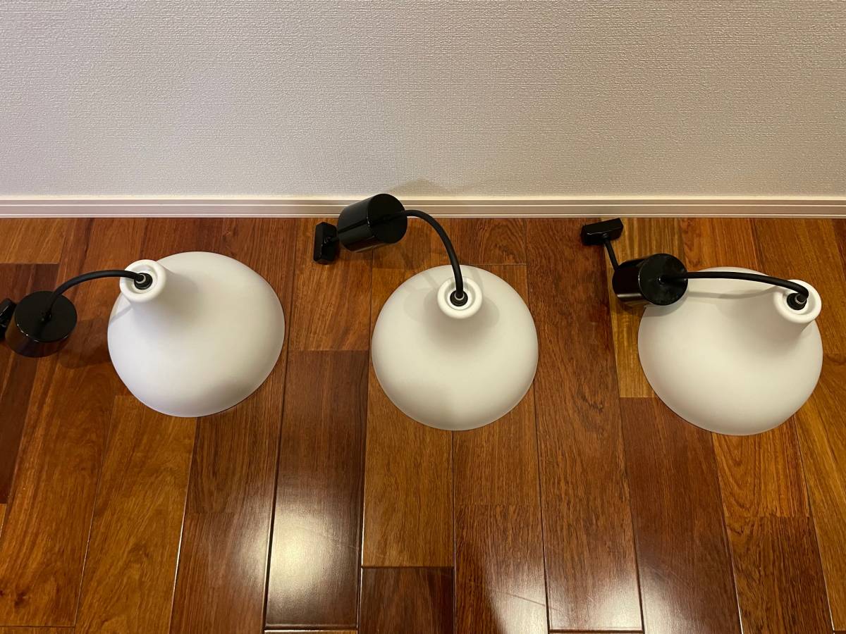 レア！美品！無印良品 LED白磁ペンダントライト（小） 3個セット