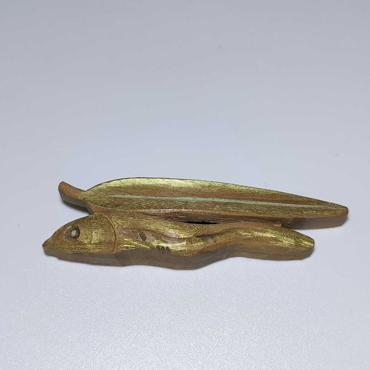 和装小物 帯留め 香木 [ 新刀 ] 在銘 昭和二十六年 帯留 着物 - 衿秀