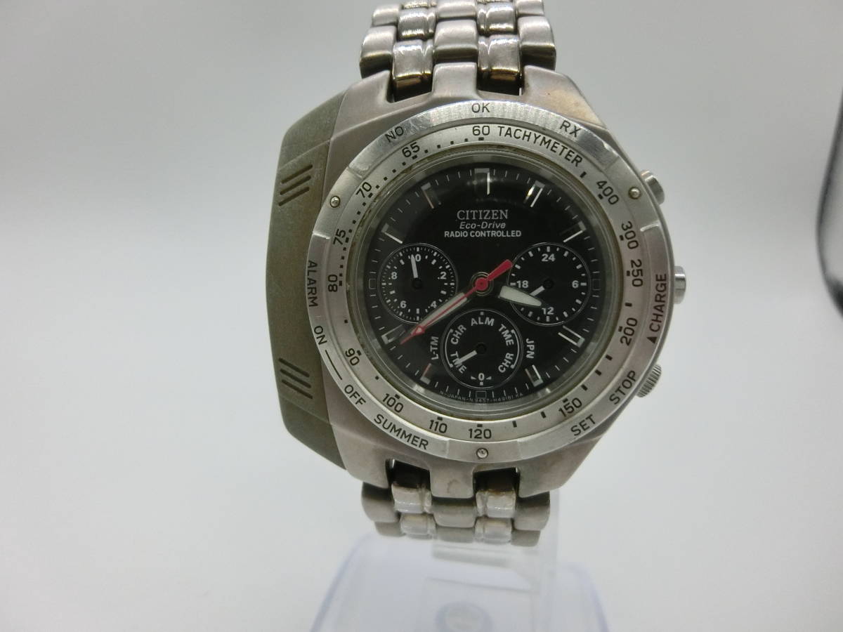 CITIZEN シチズン エコドライブ 9457-H27953 #25513 クロノグラフ 可動 